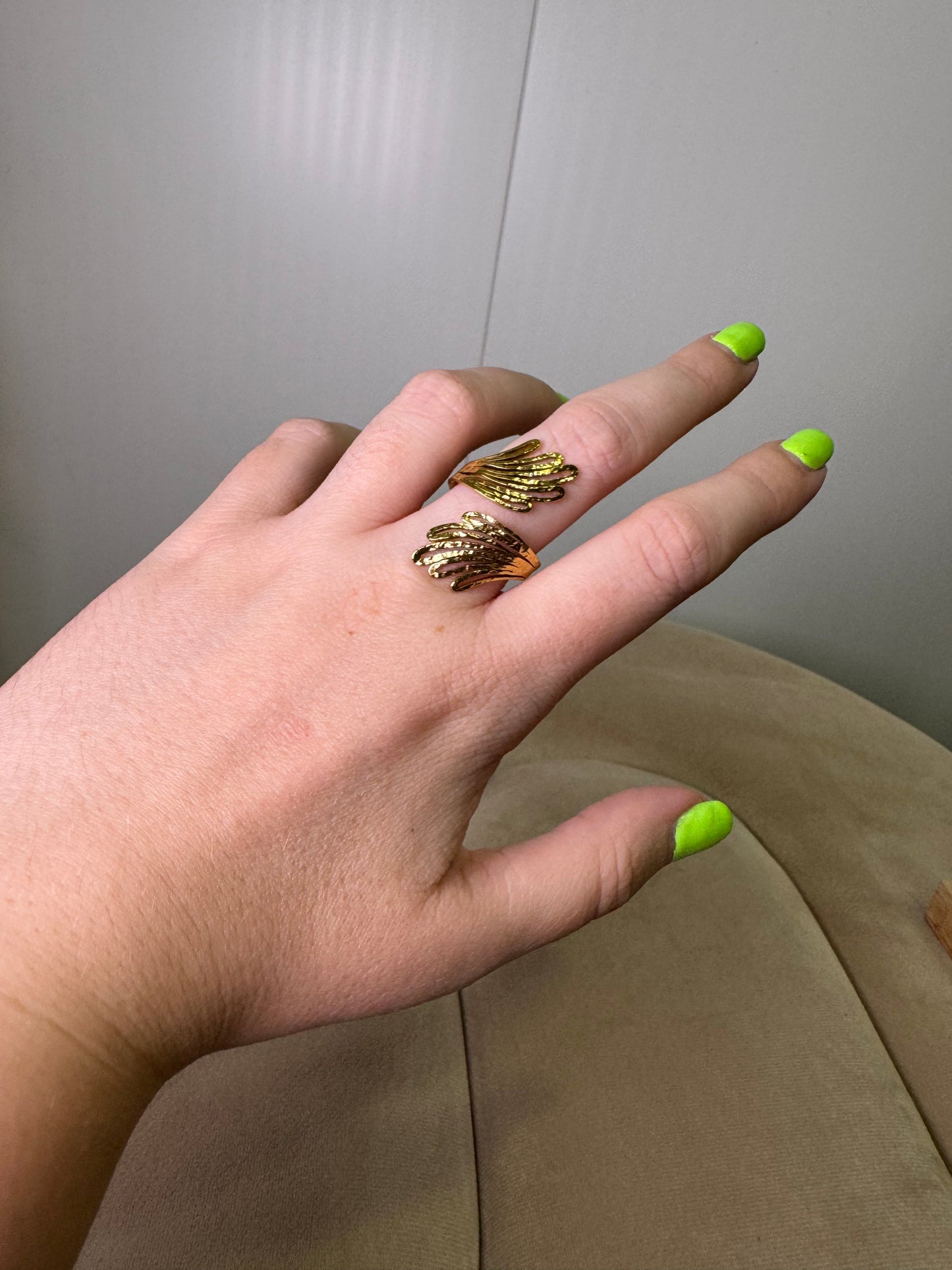 Anillo Hojas