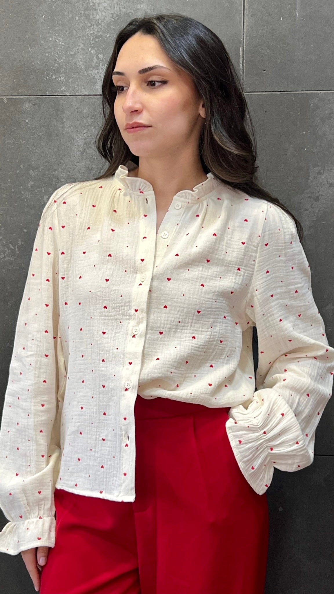 Blusa Corazones
