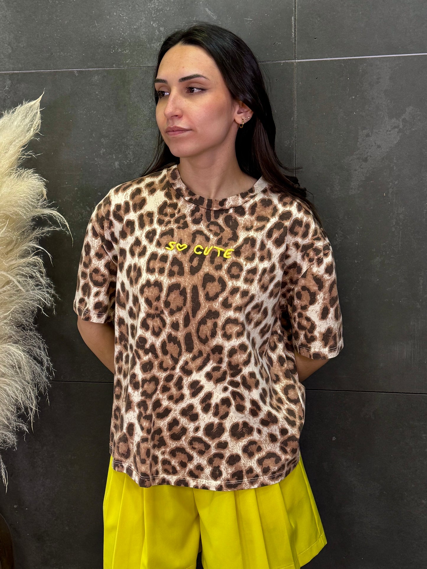 Camiseta So Cute Amarillo