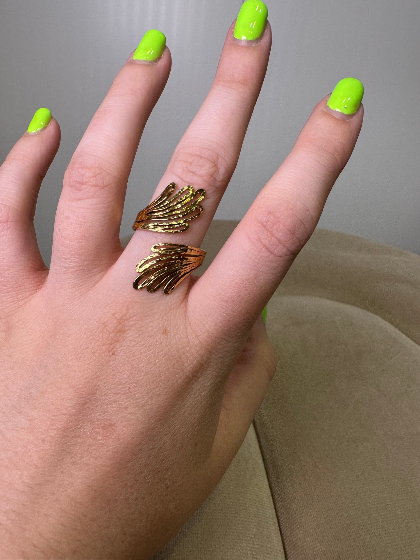 Anillo Hojas
