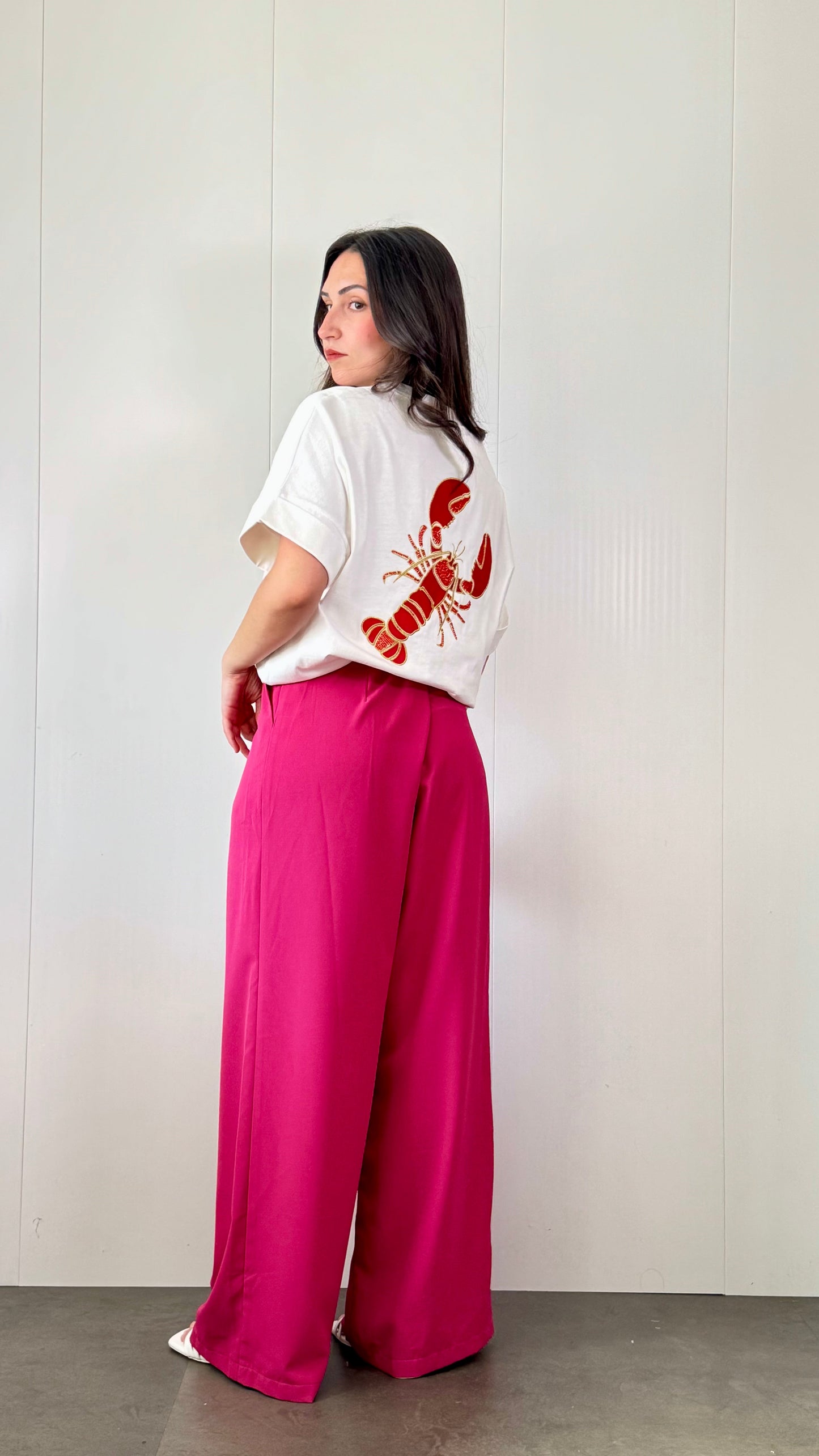 Camiseta Langosta Rosa
