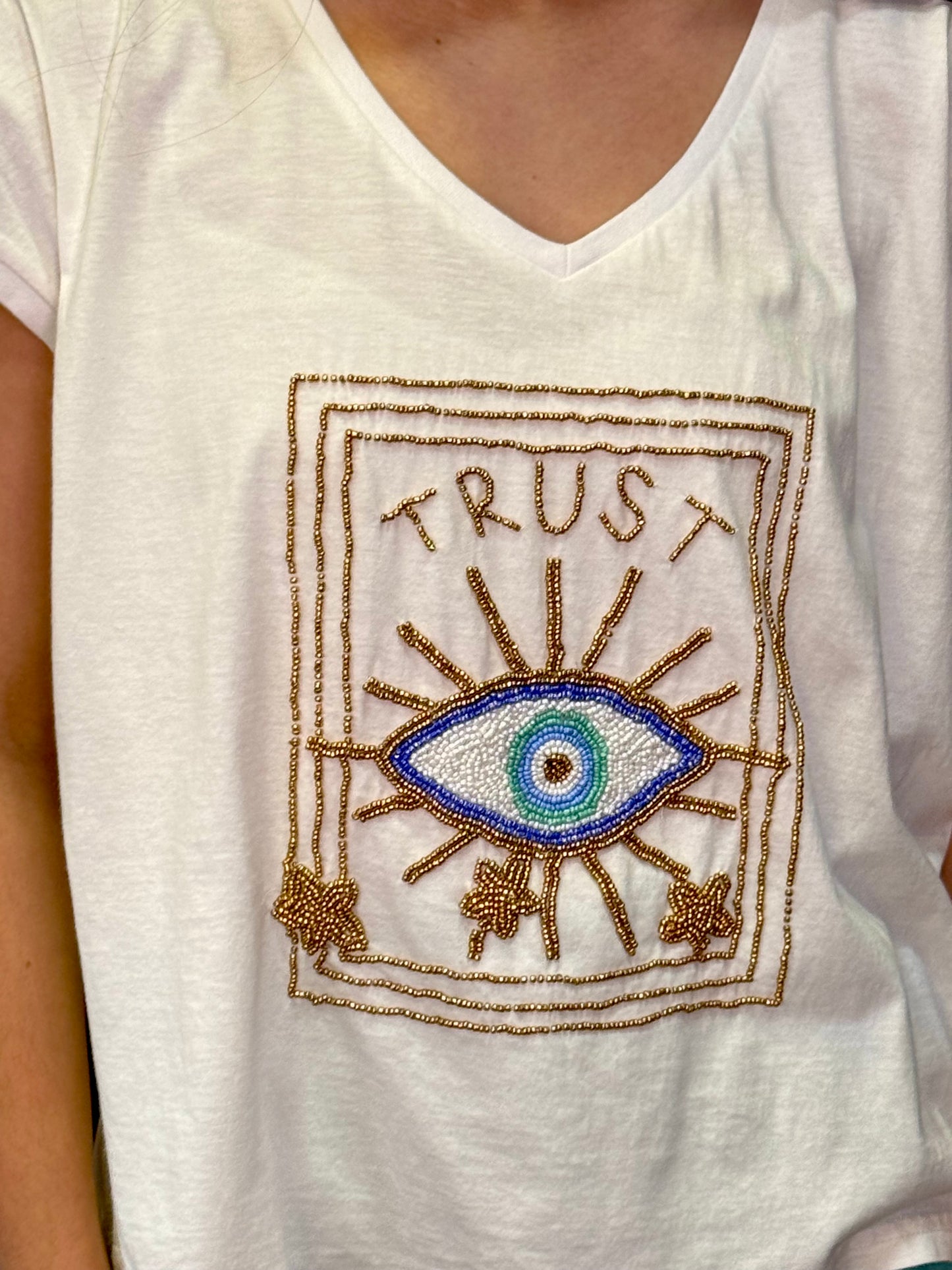 Camiseta Trust blanco