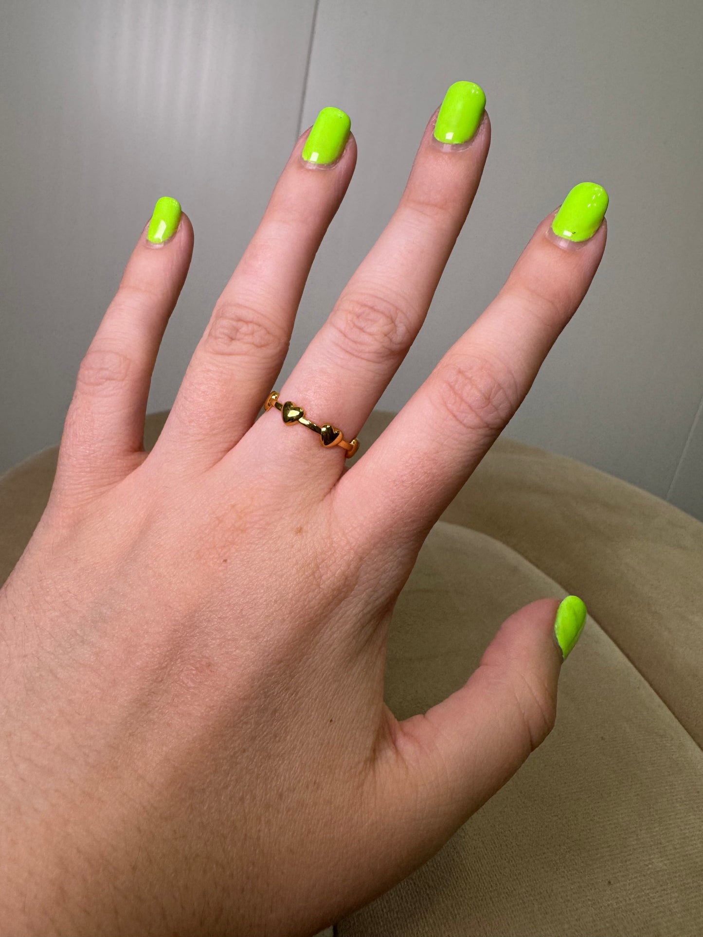 Anillo corazones