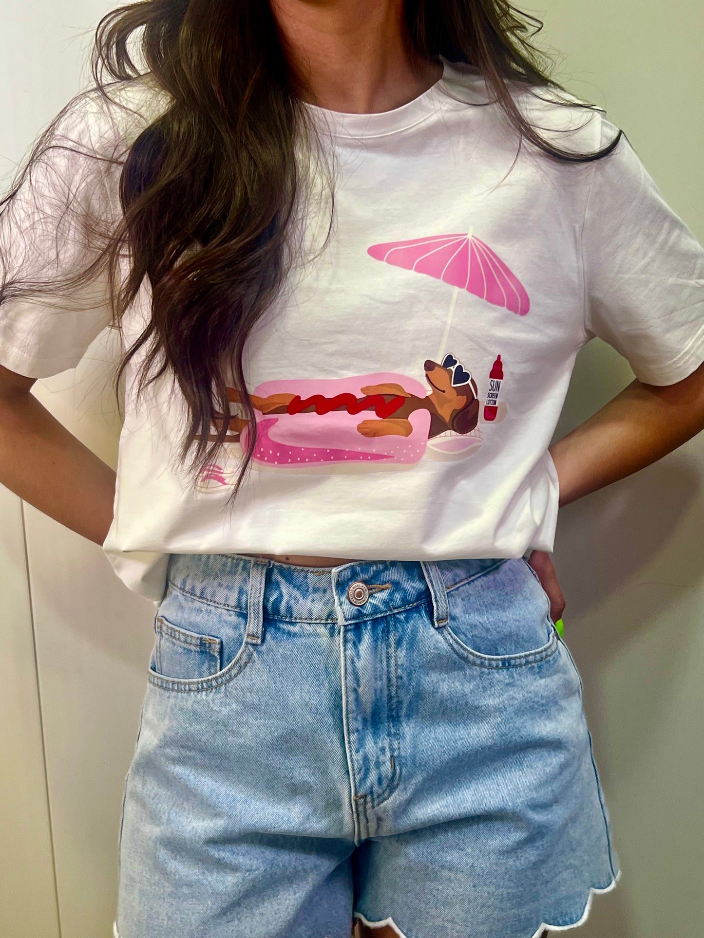 Camiseta Perro sol