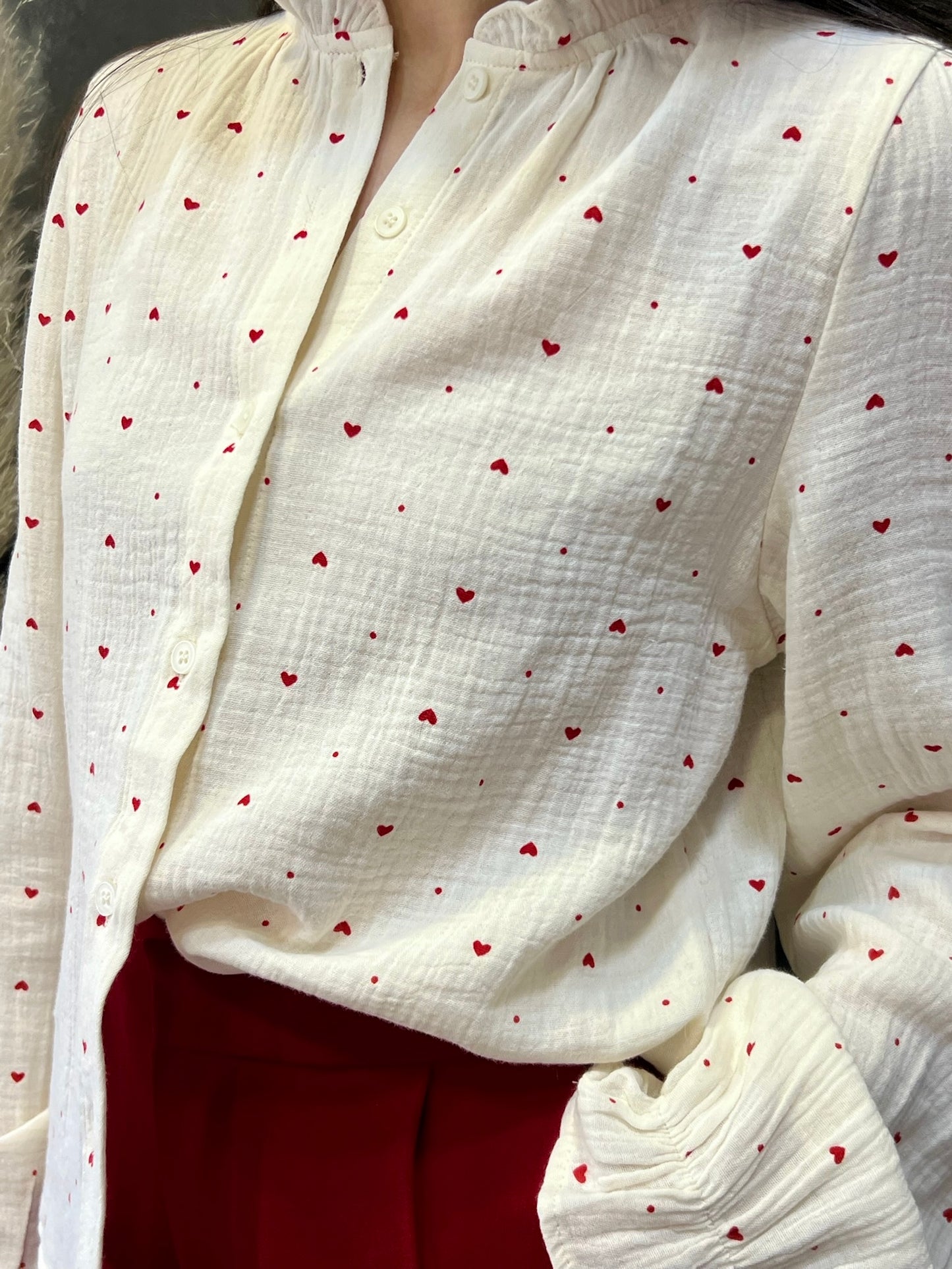 Blusa Corazones