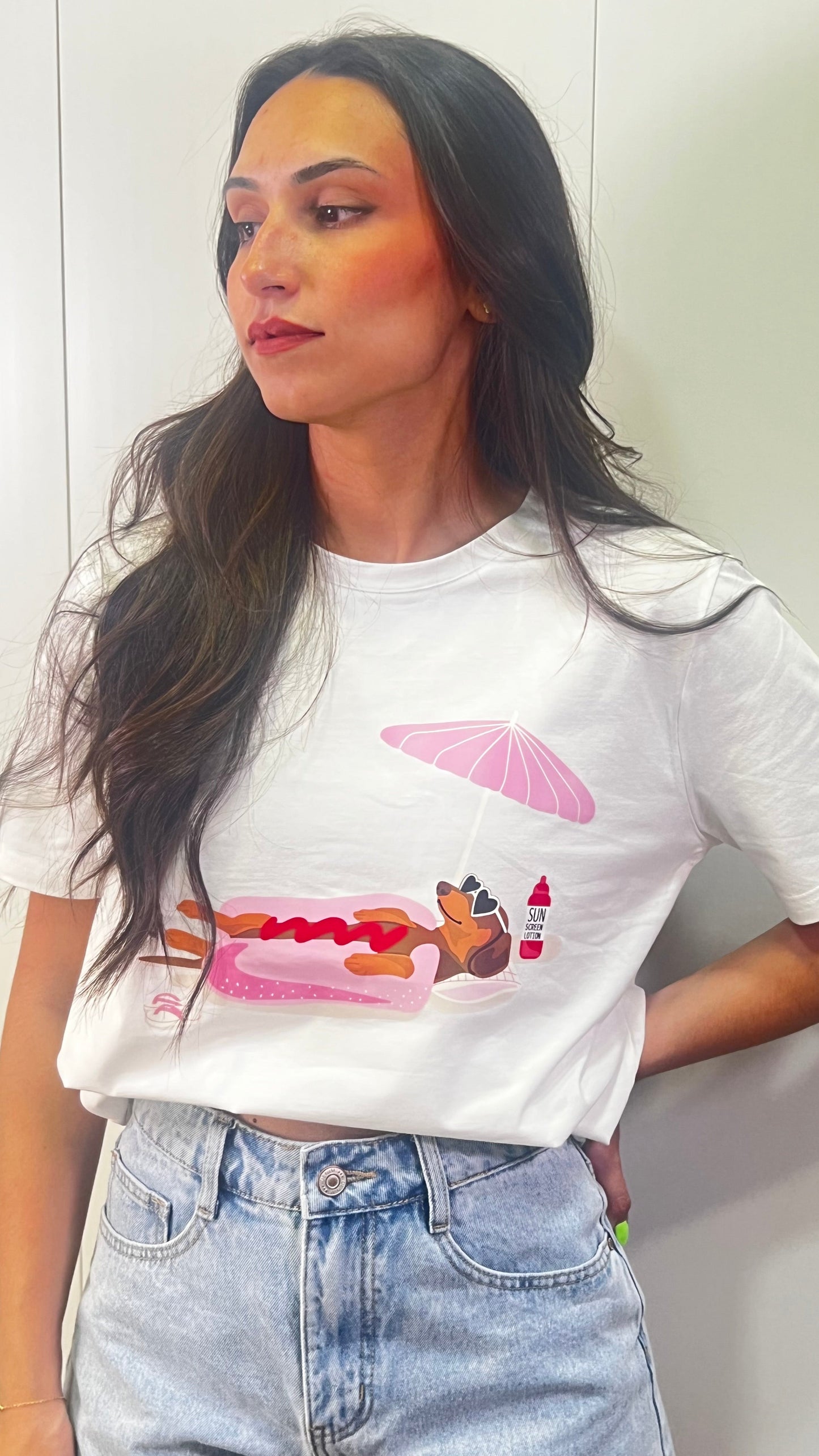 Camiseta Perro sol
