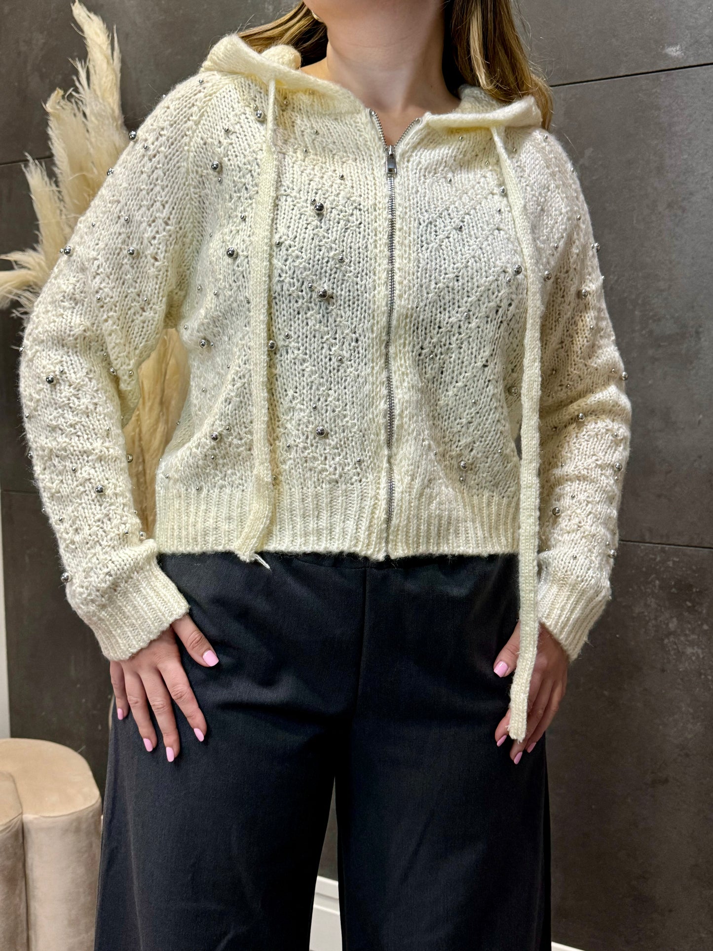 Chaqueta punto Bolas