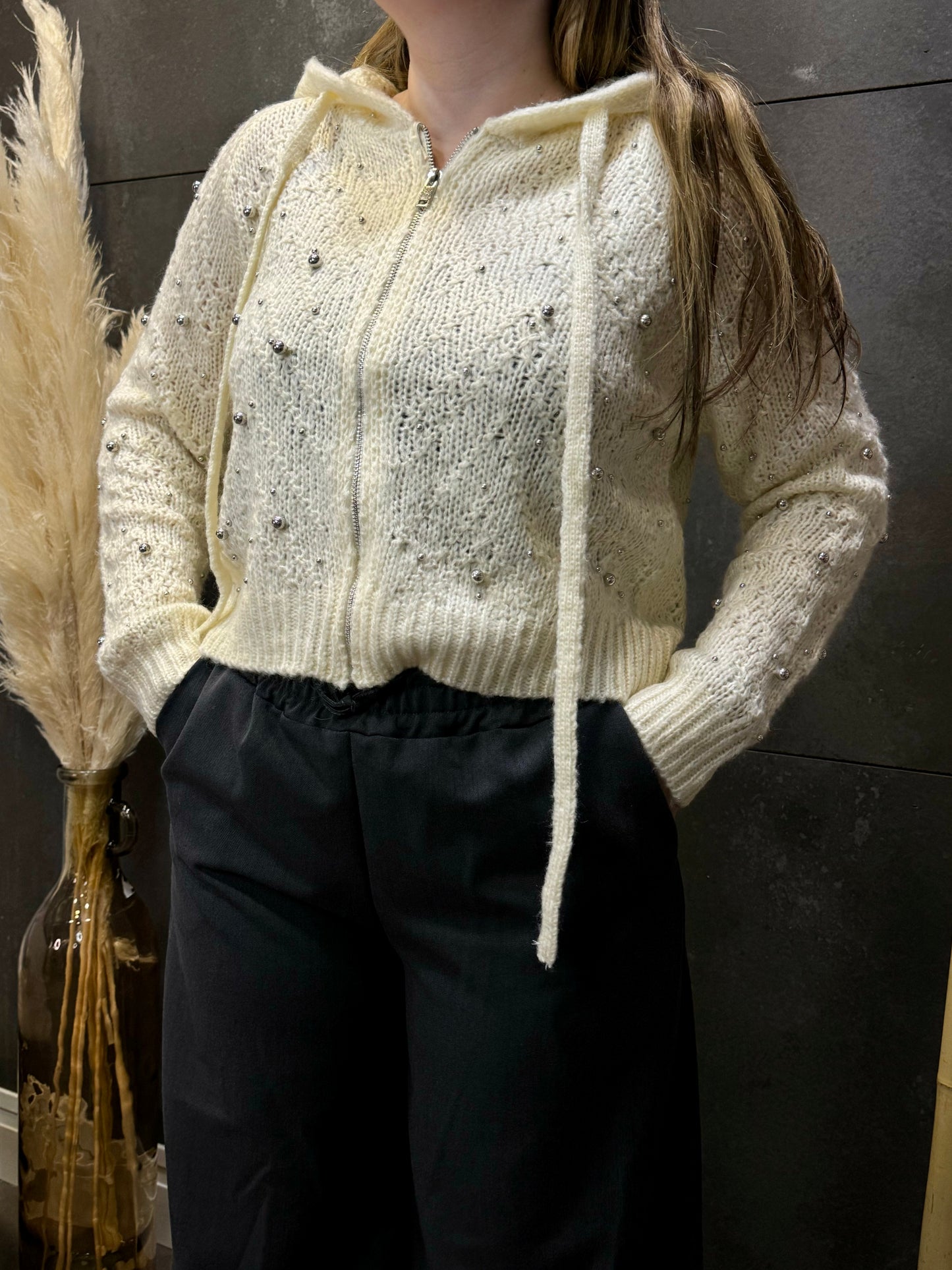 Chaqueta punto Bolas