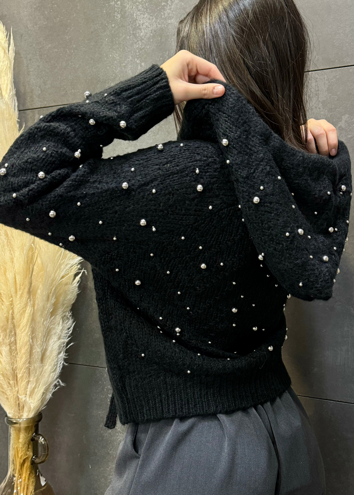 Chaqueta punto Bolas