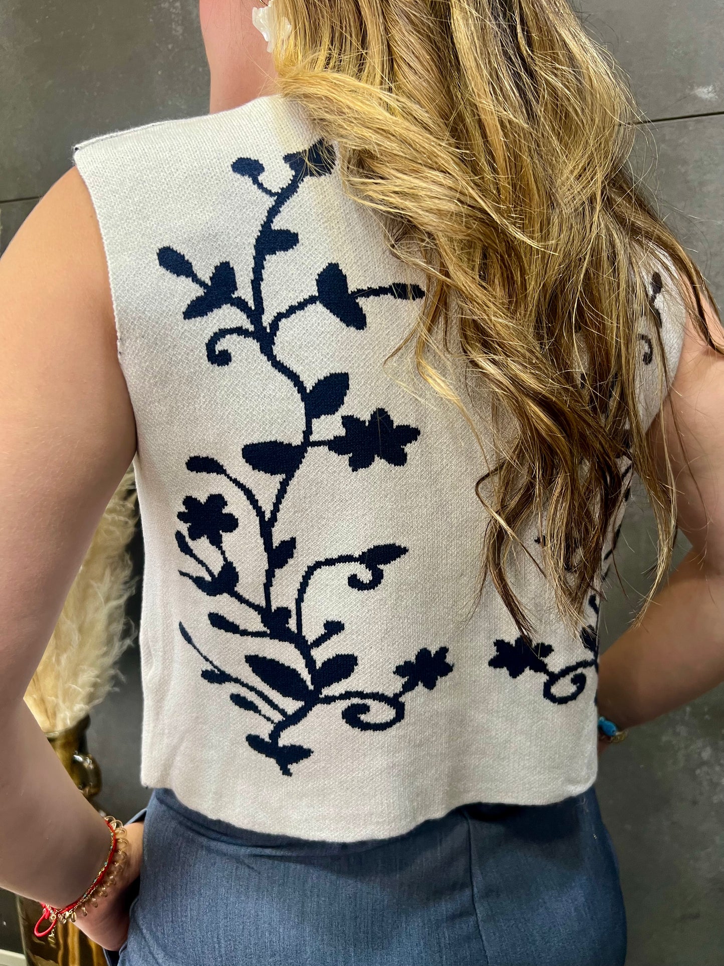 Chaleco Floral