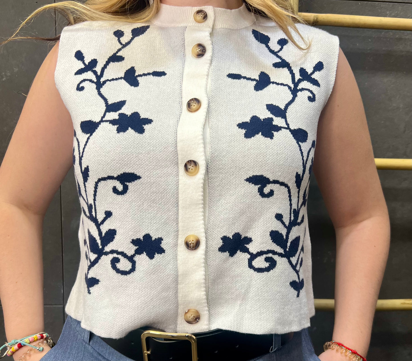 Chaleco Floral