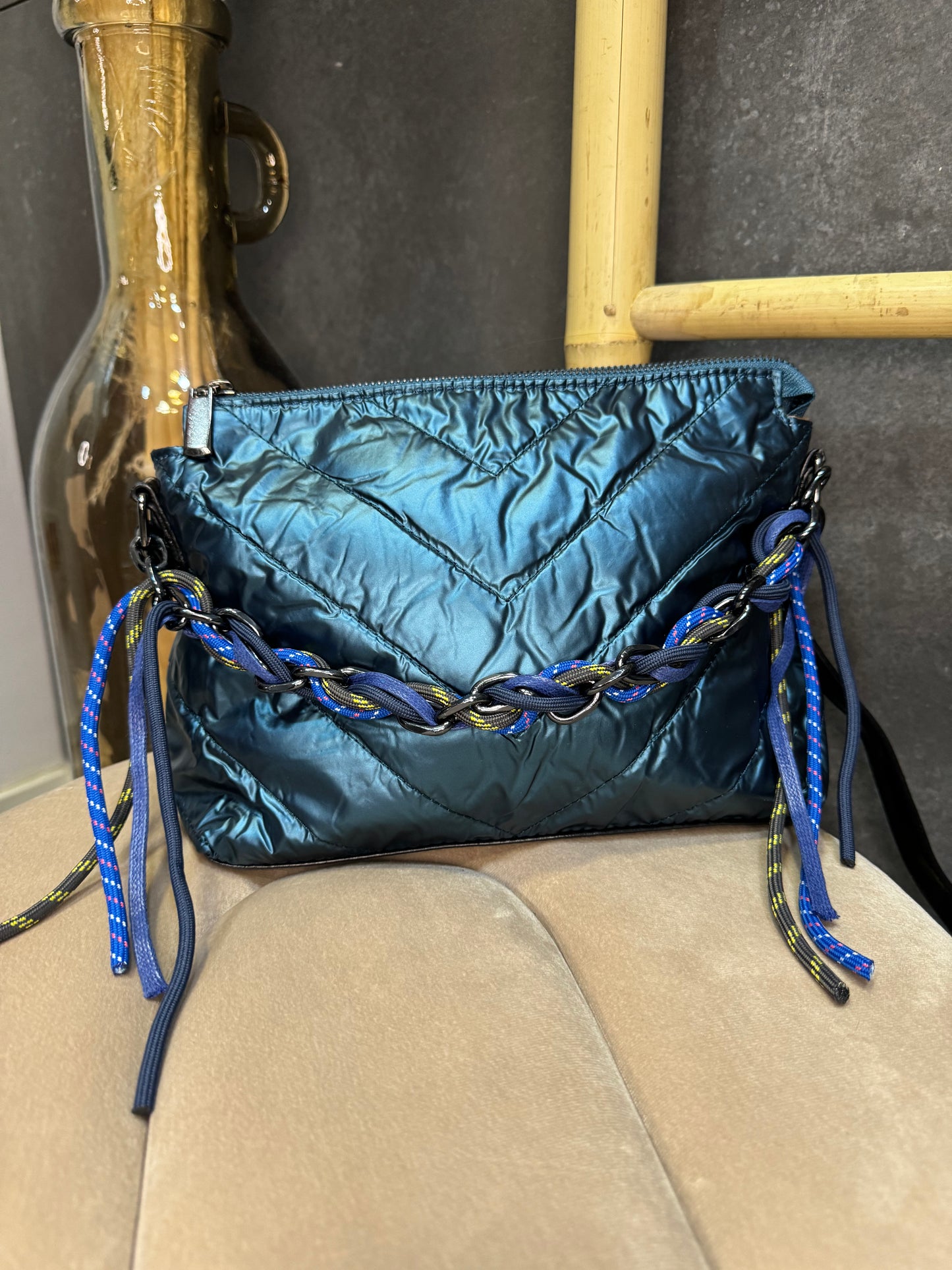 Bolso Shine Azul