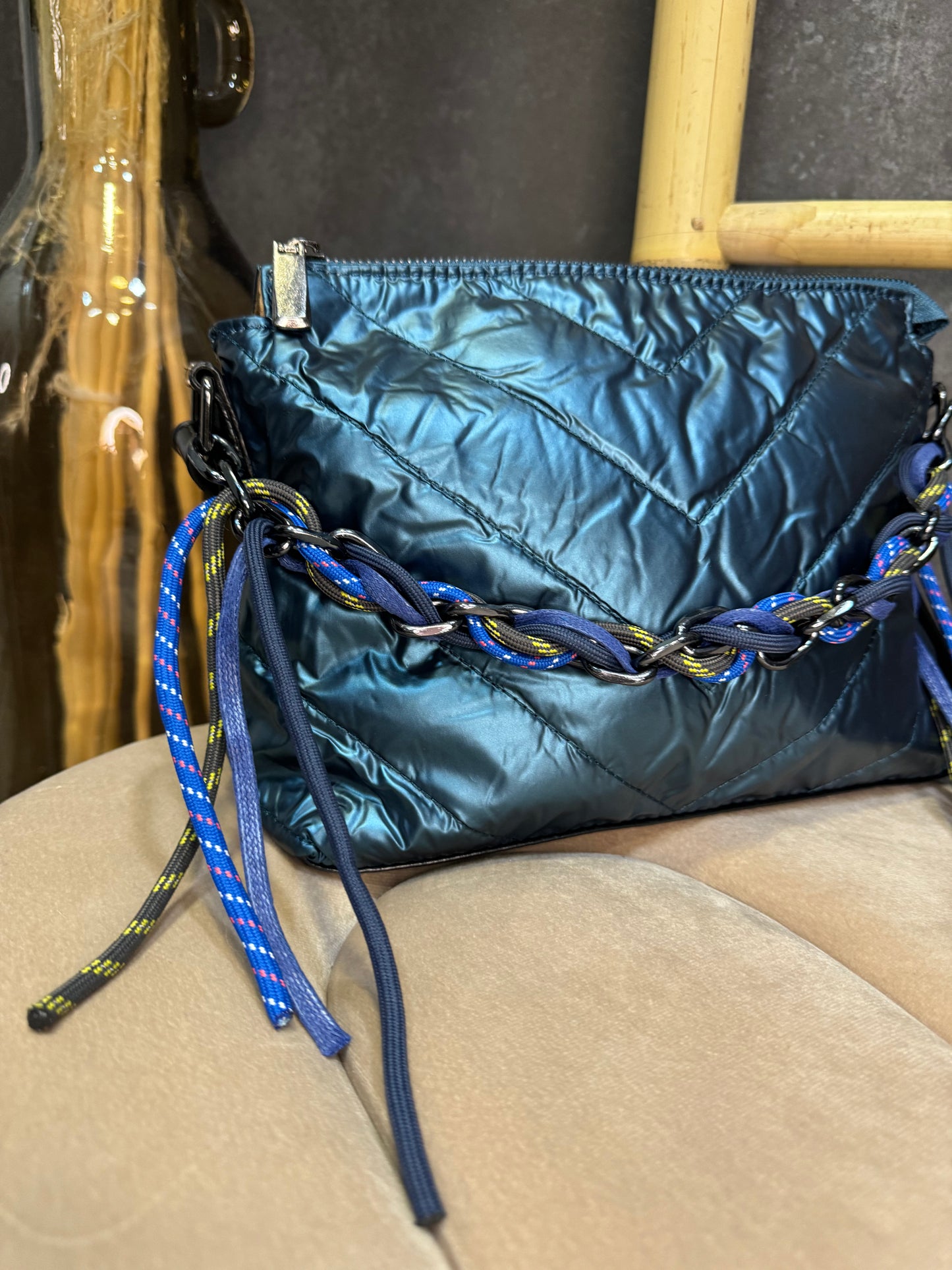 Bolso Shine Azul