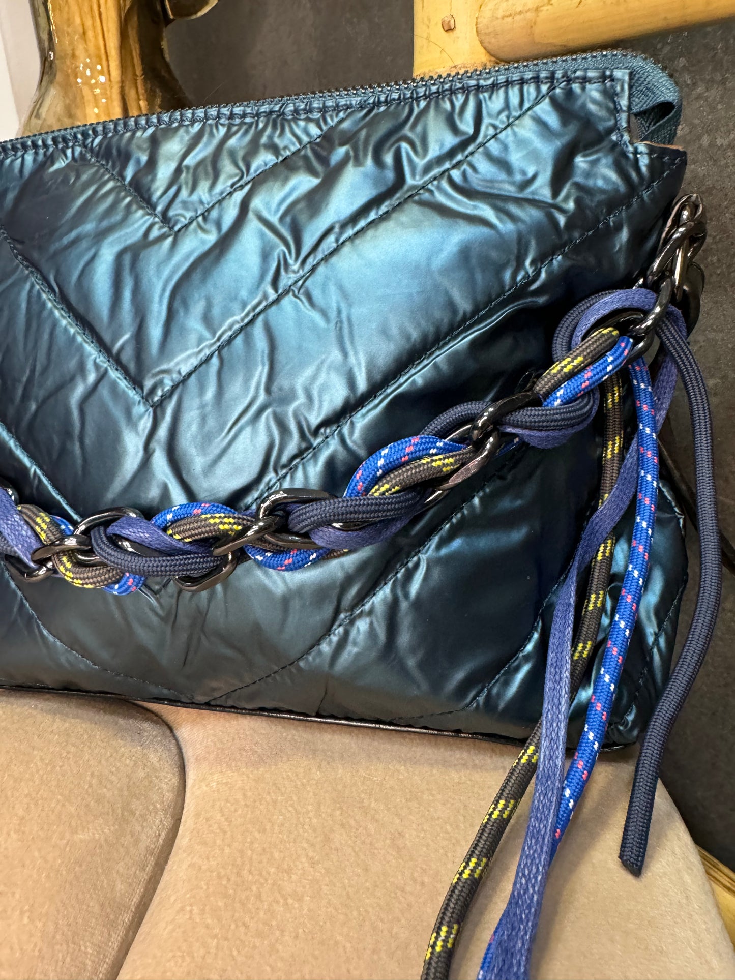 Bolso Shine Azul