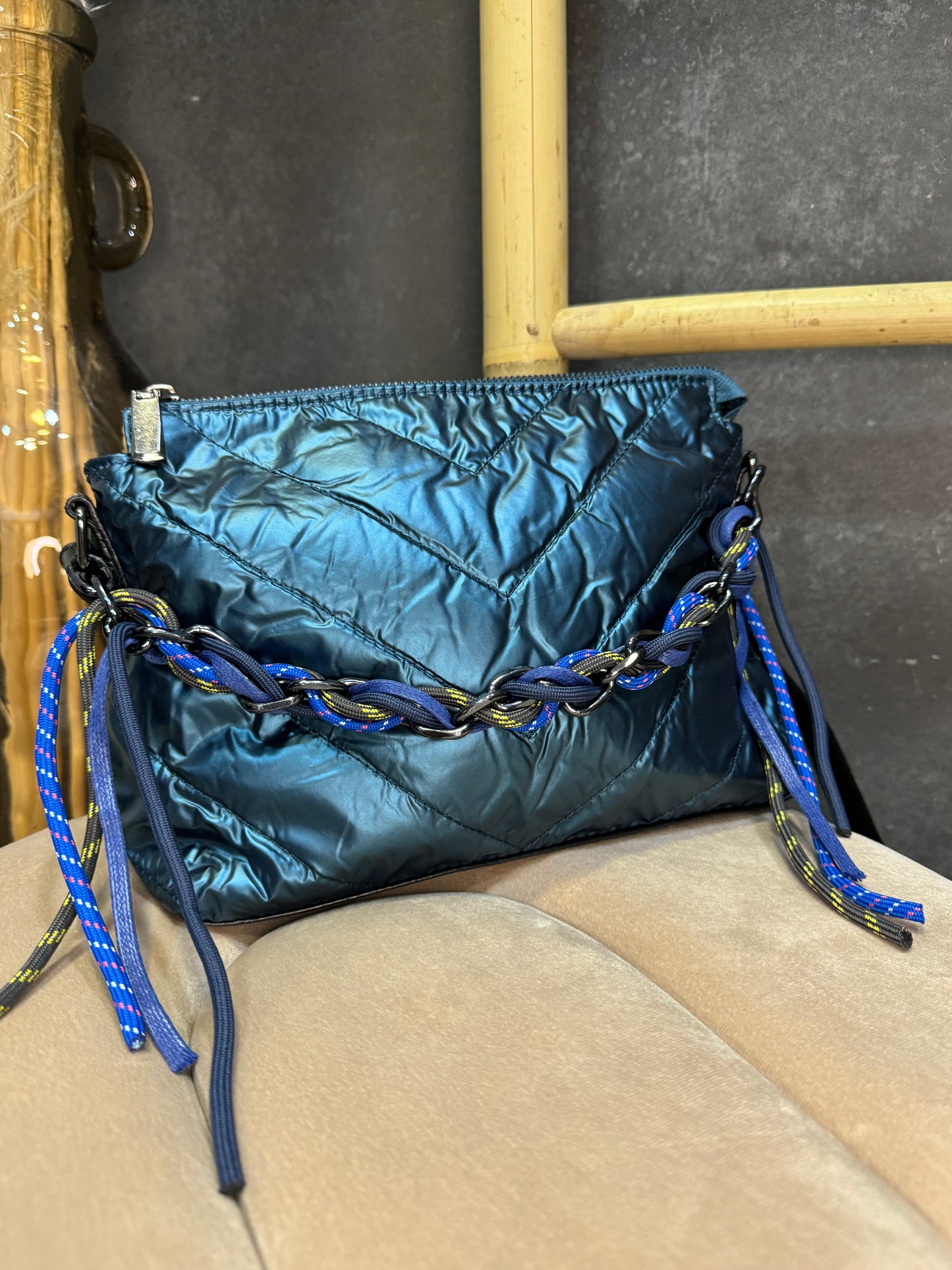 Bolso Shine Azul