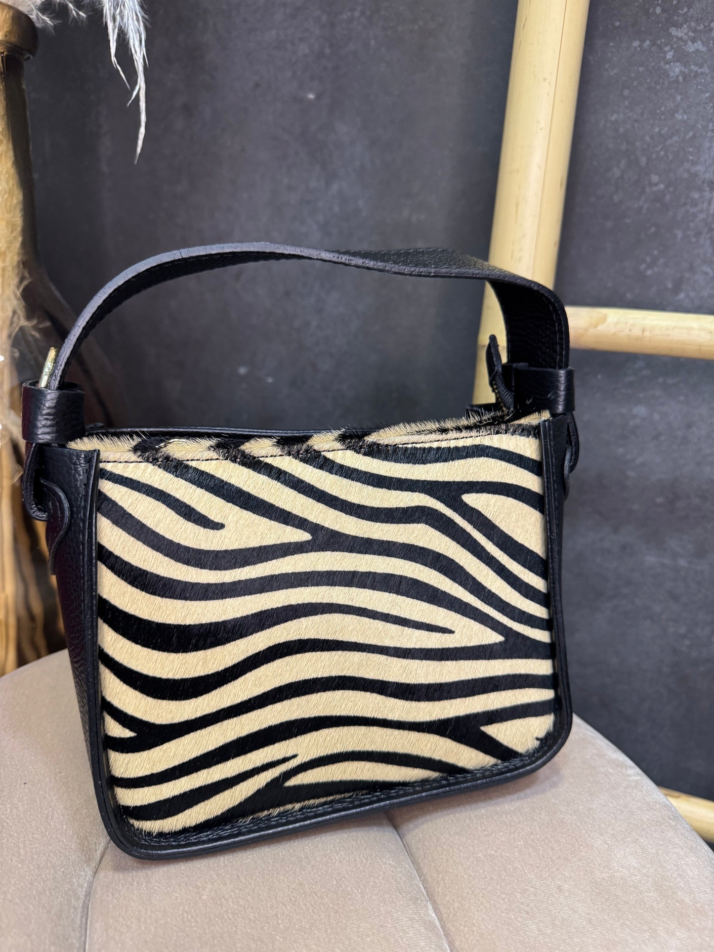 Bolso Cebra Marrón