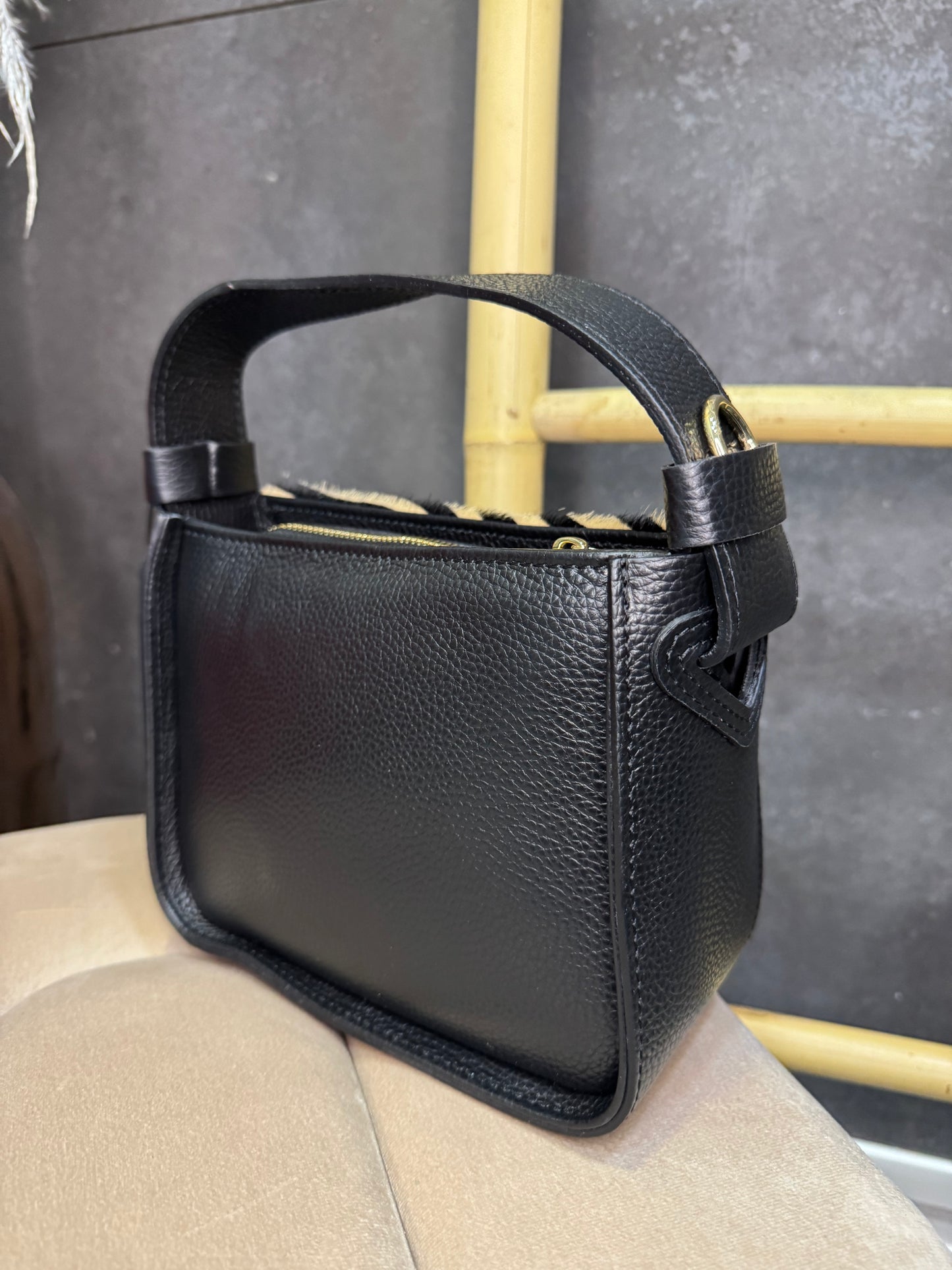 Bolso Cebra Marrón