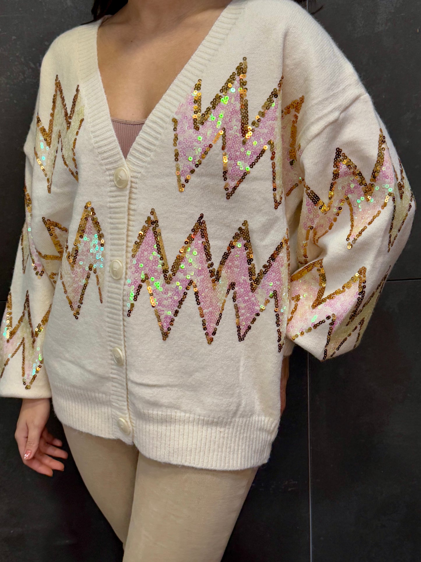 Cardigan Cenefa Beige