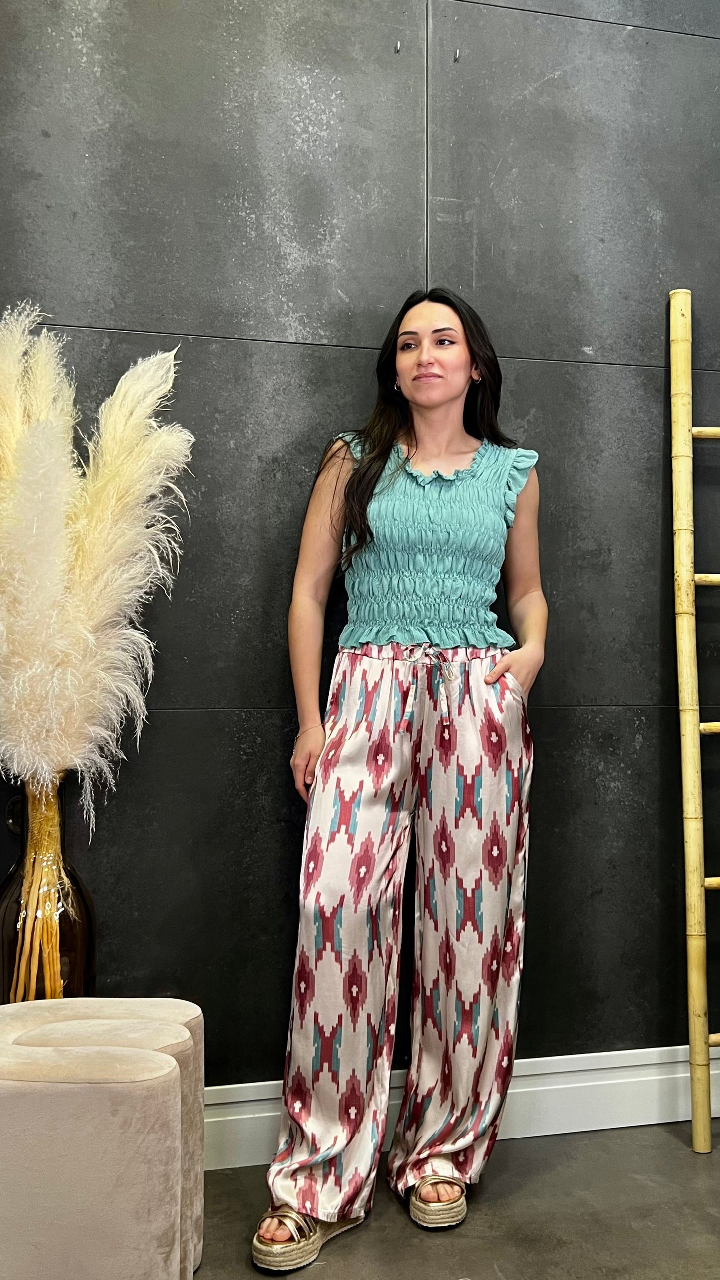 Pantalón Aguamarina