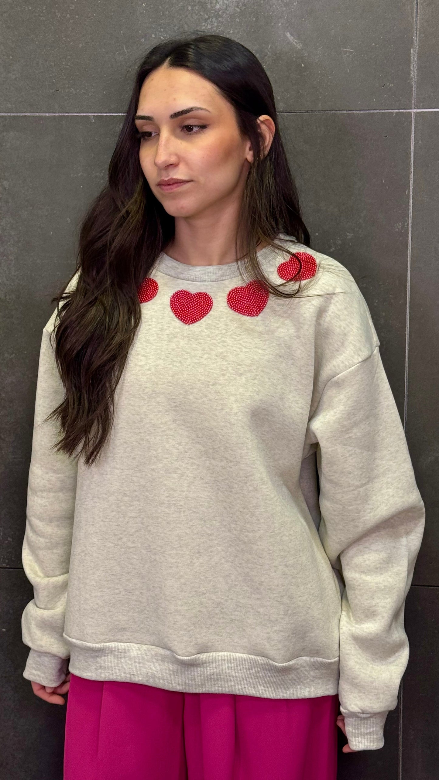 Sudadera Corazones