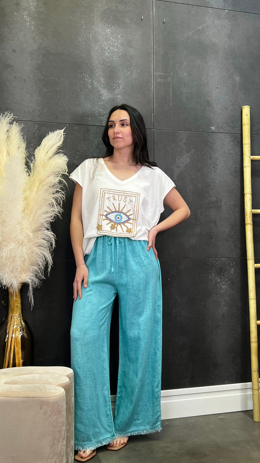 Pantalón Turquesa