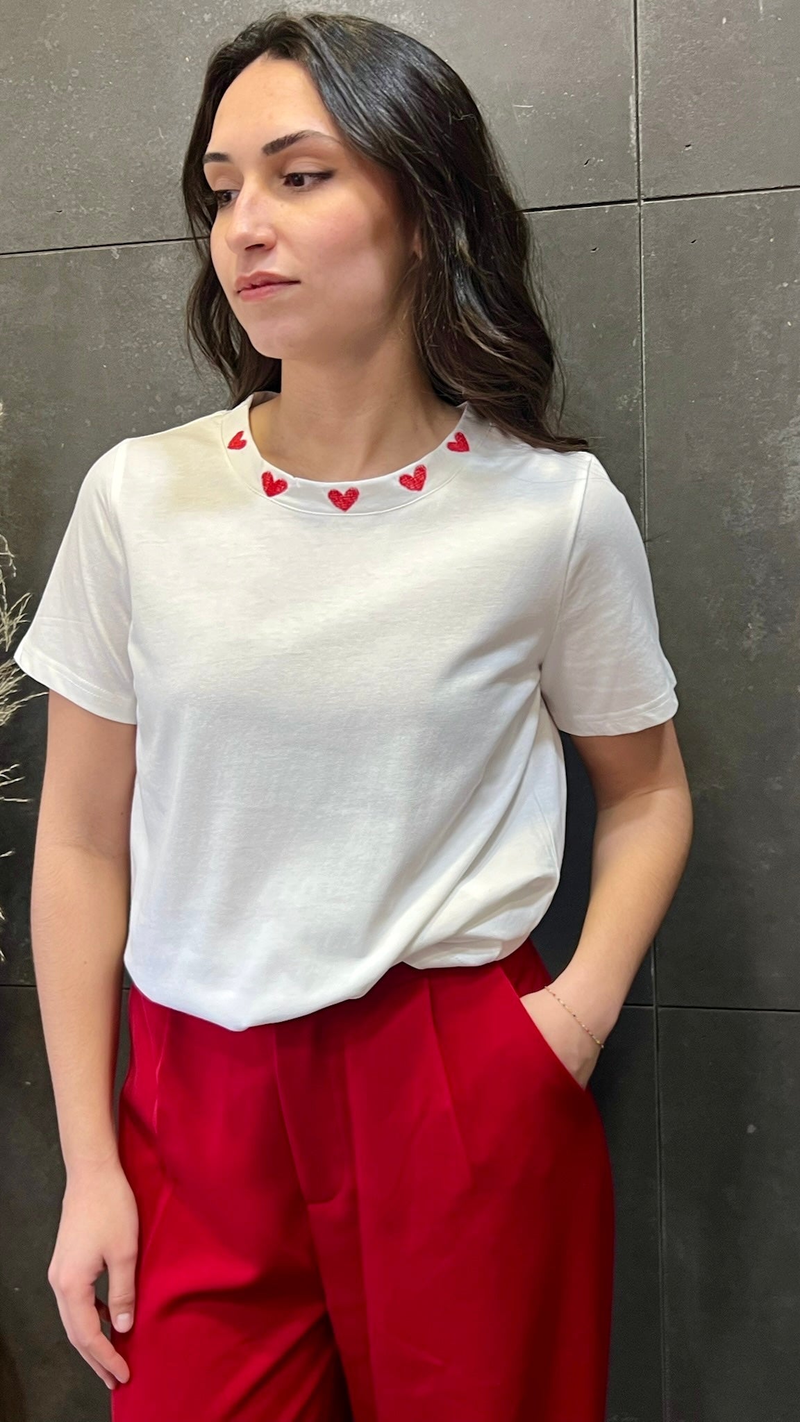 Camiseta corazones