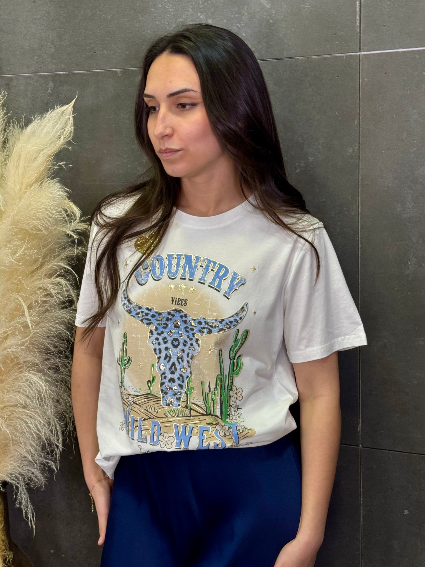 Camiseta Cowboy azul