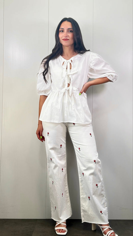 Pantalón flores