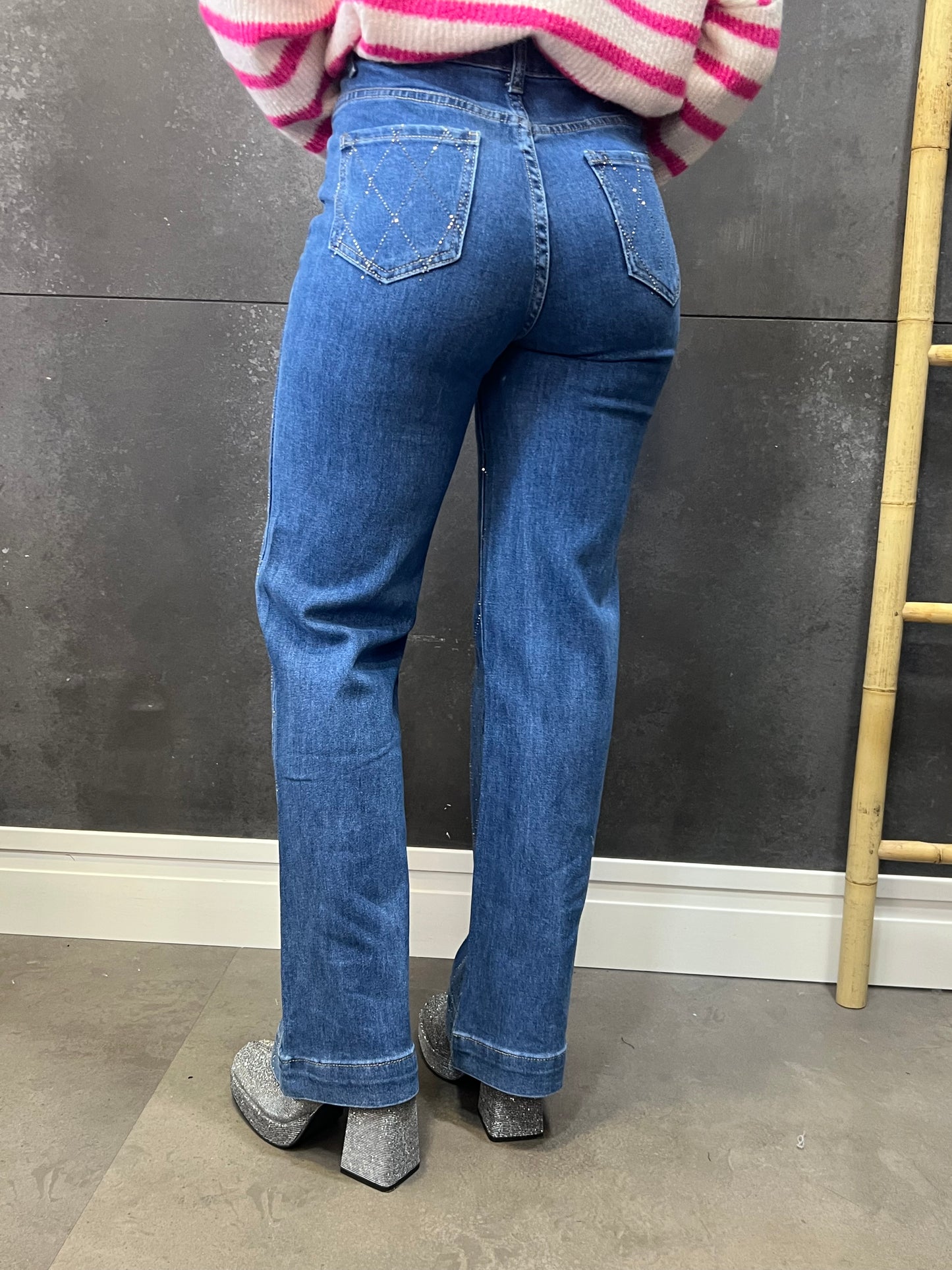 Pantalón Rombos Azul