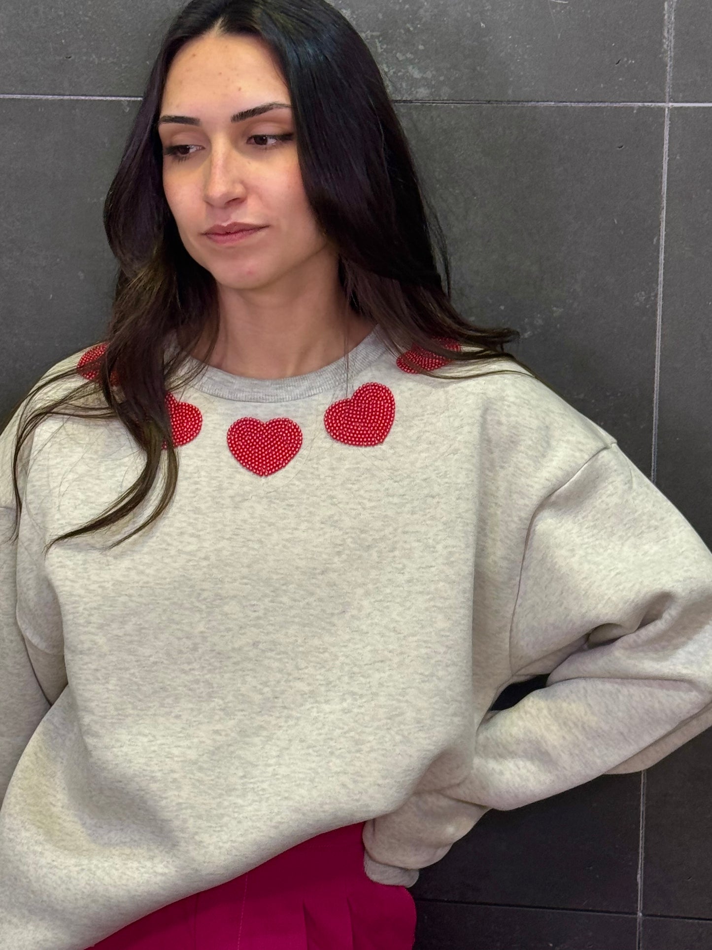 Sudadera Corazones