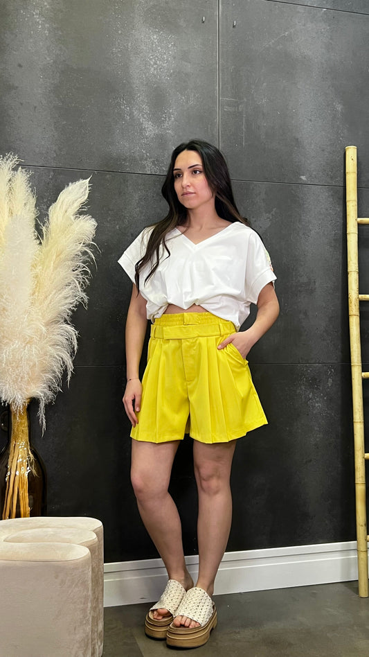Pantalón bóxer amarillos
