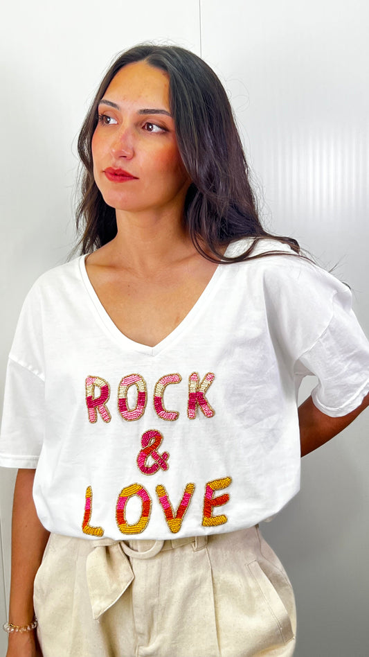 Camiseta Rock and love