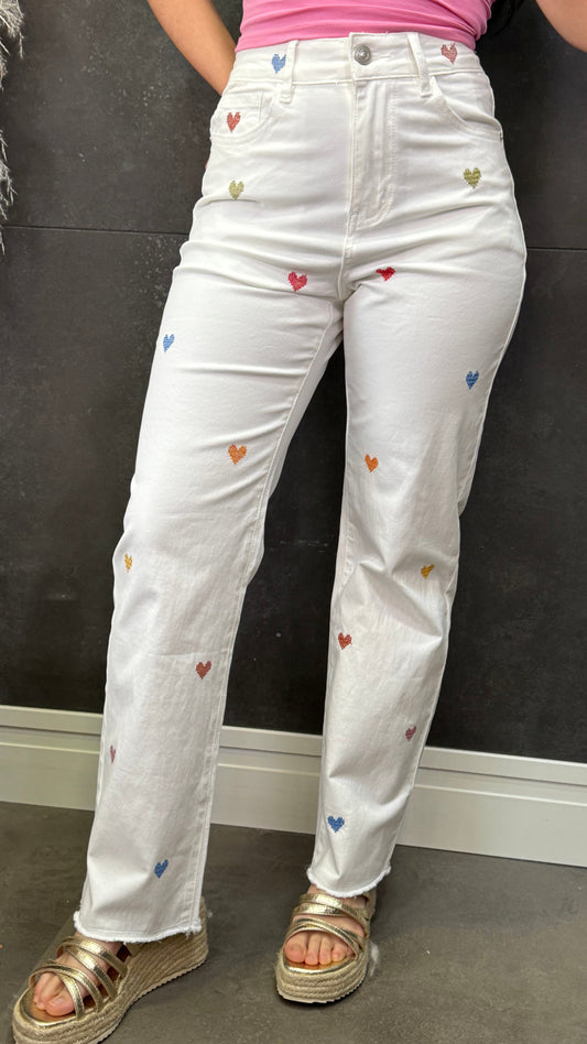 Pantalón corazones