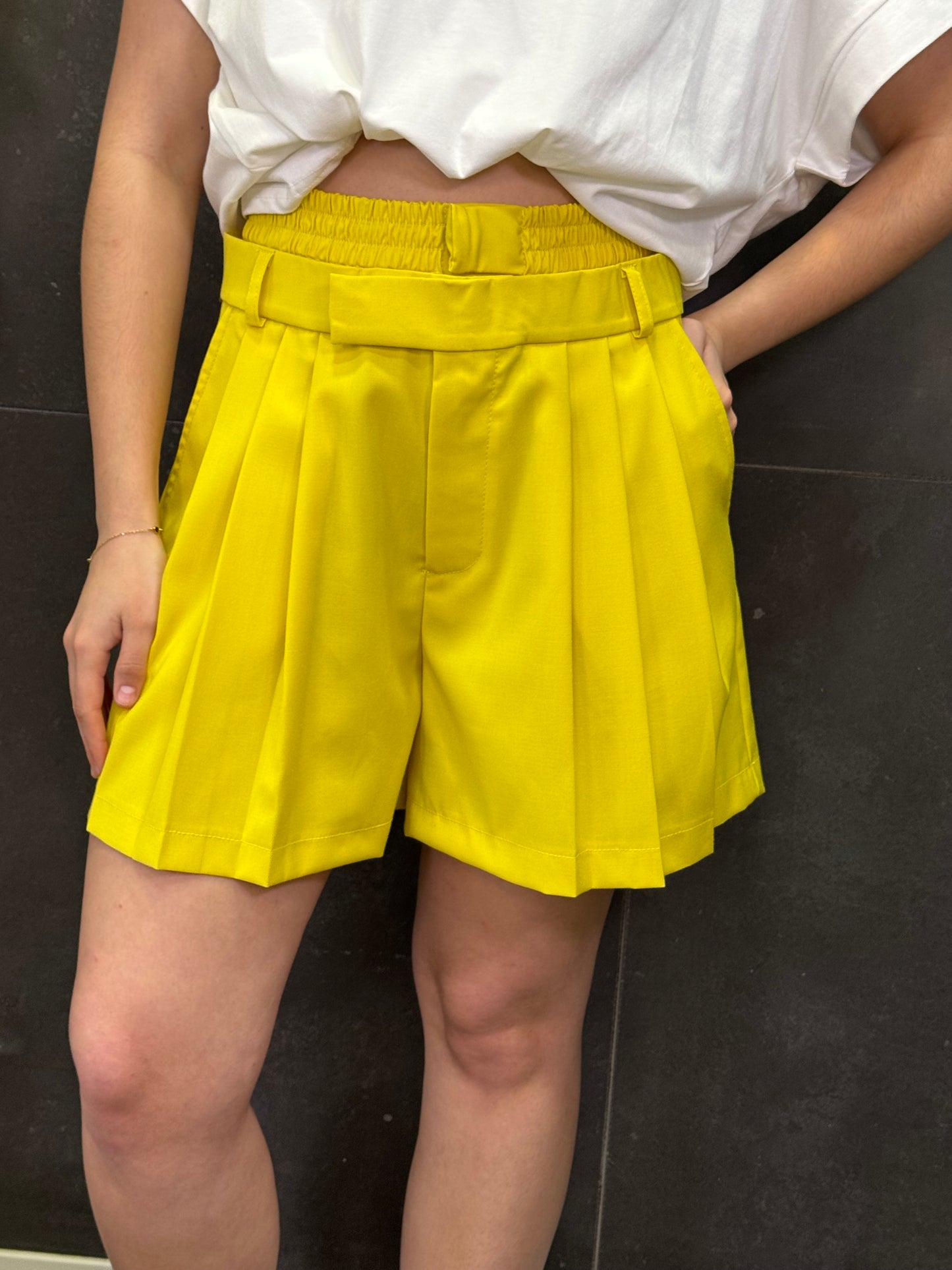 Pantalón bóxer amarillos