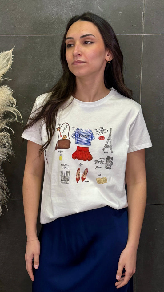 Camiseta Bonjour