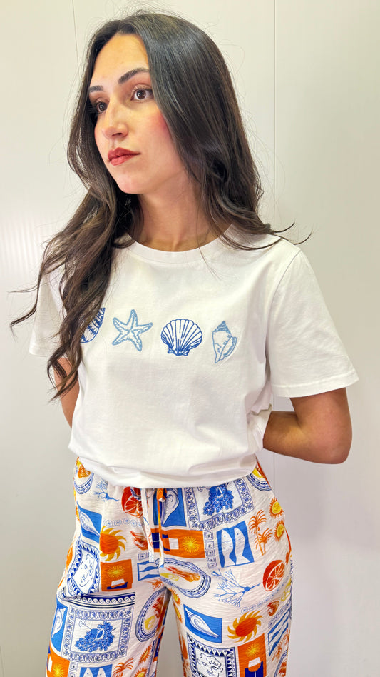 Camiseta Conchas