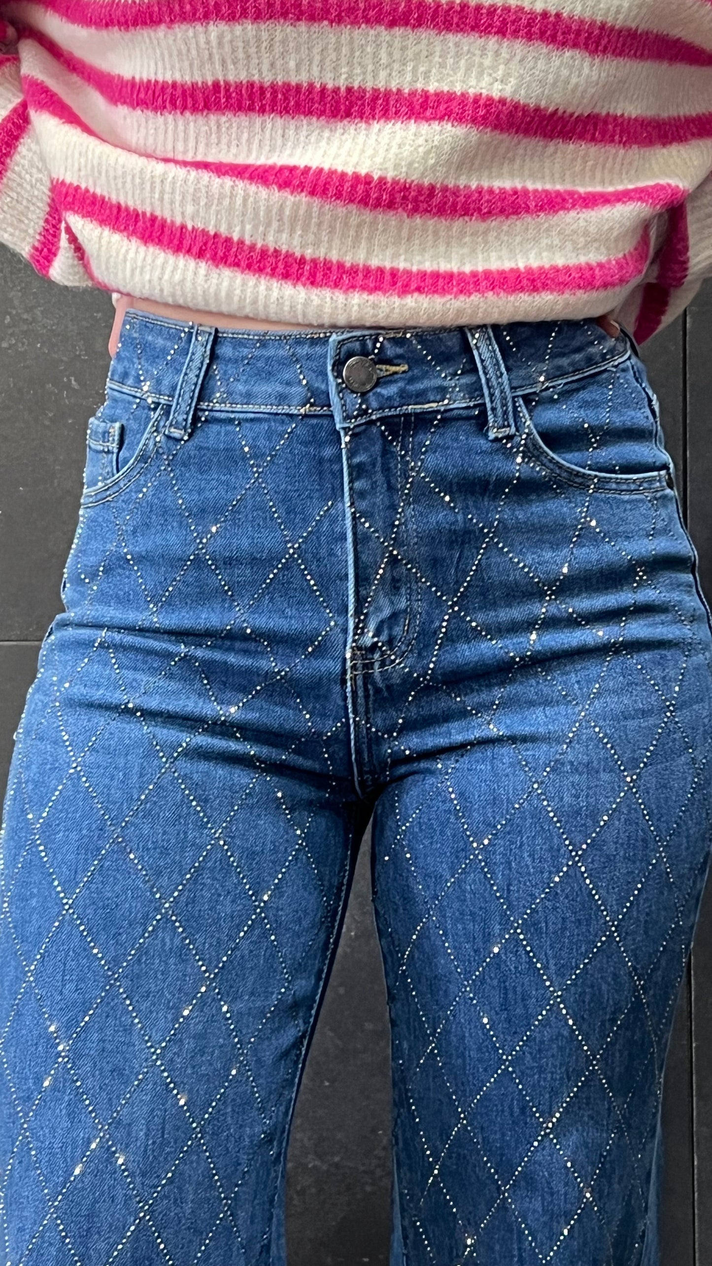 Pantalón Rombos Azul