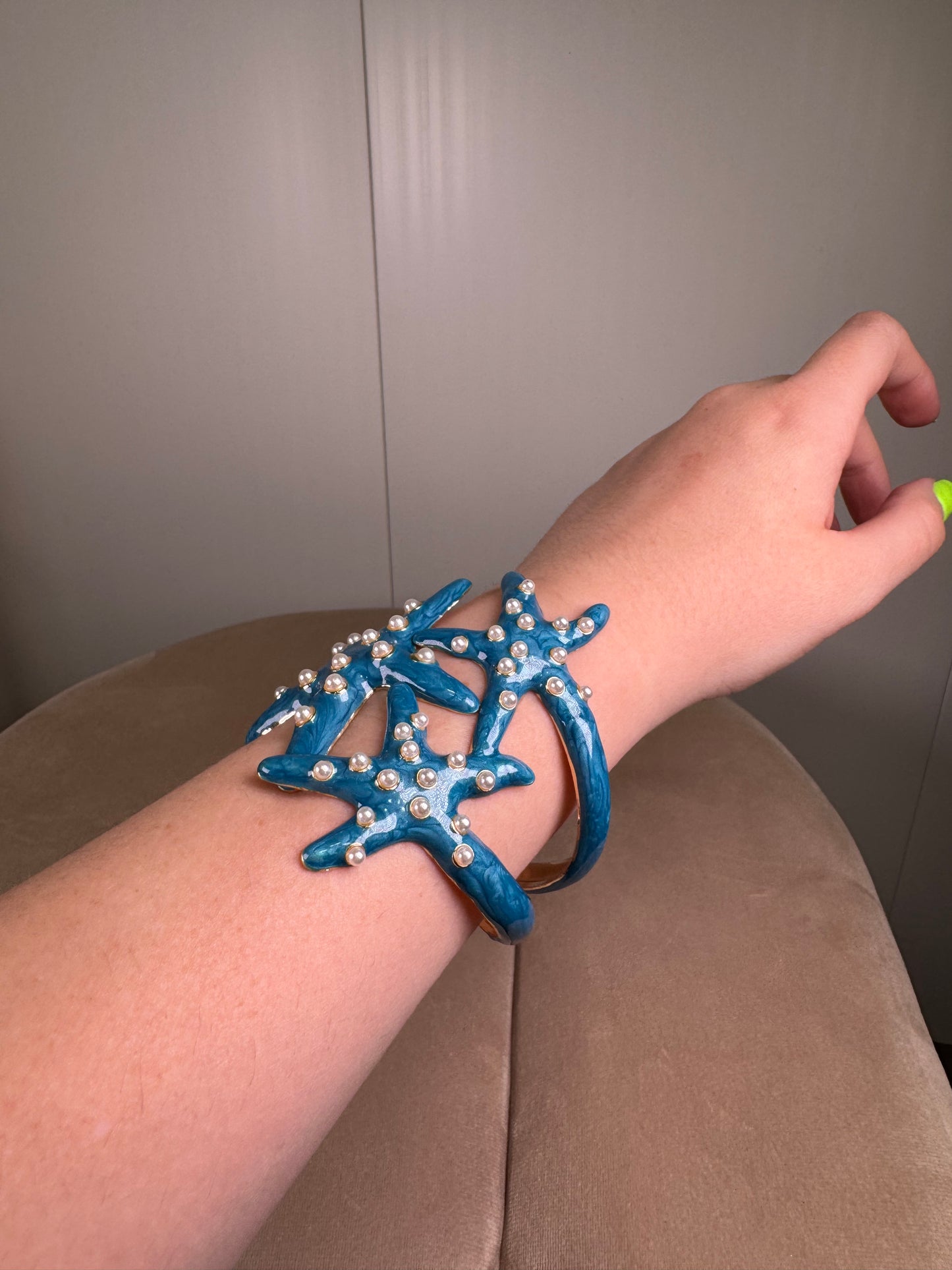 Pulsera Estrella azul