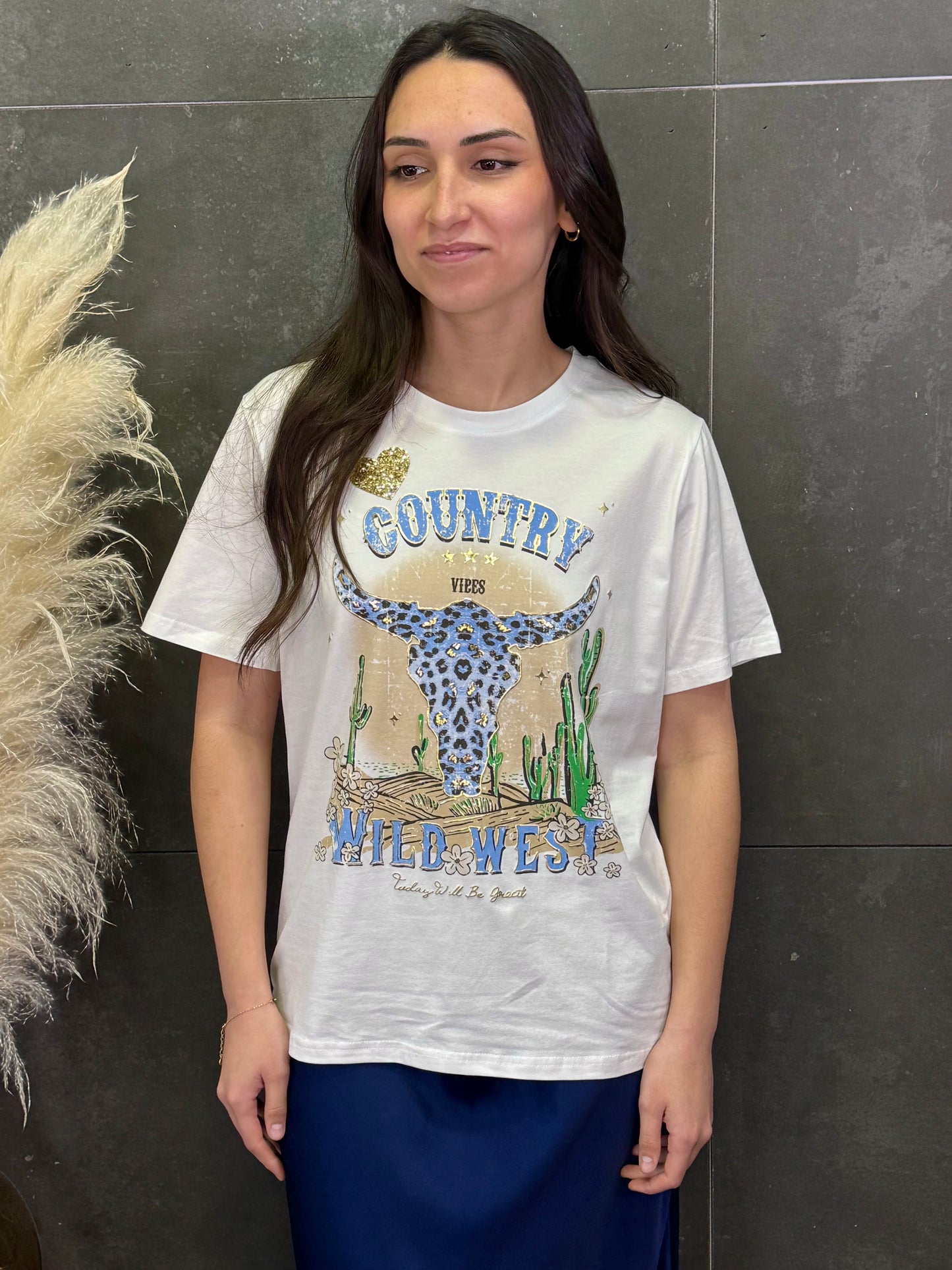 Camiseta Cowboy azul
