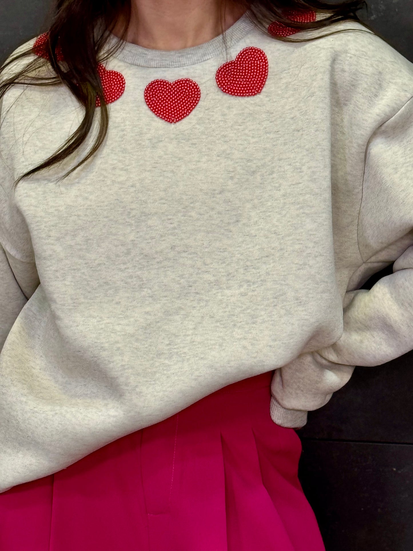 Sudadera Corazones