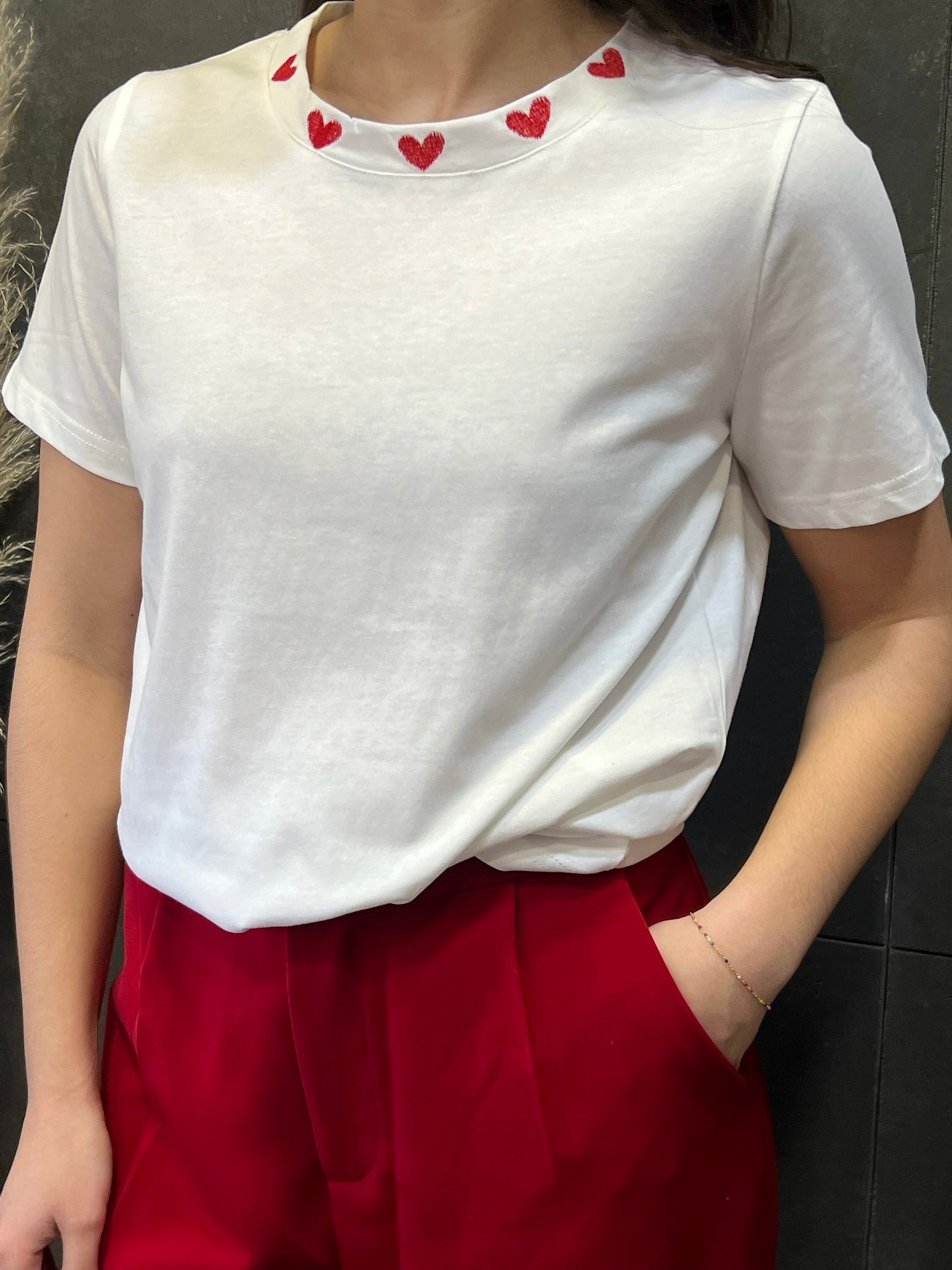 Camiseta corazones