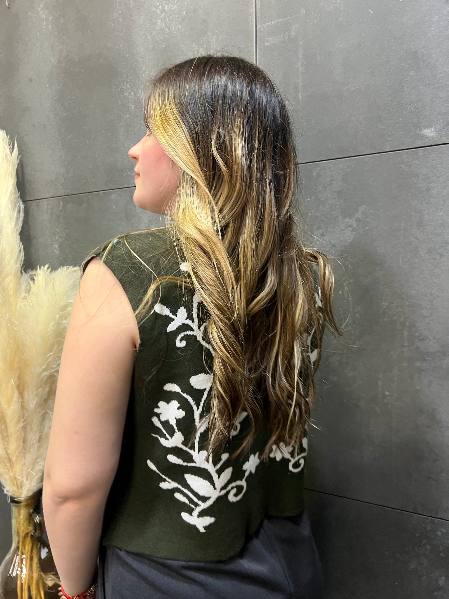 Chaleco Floral