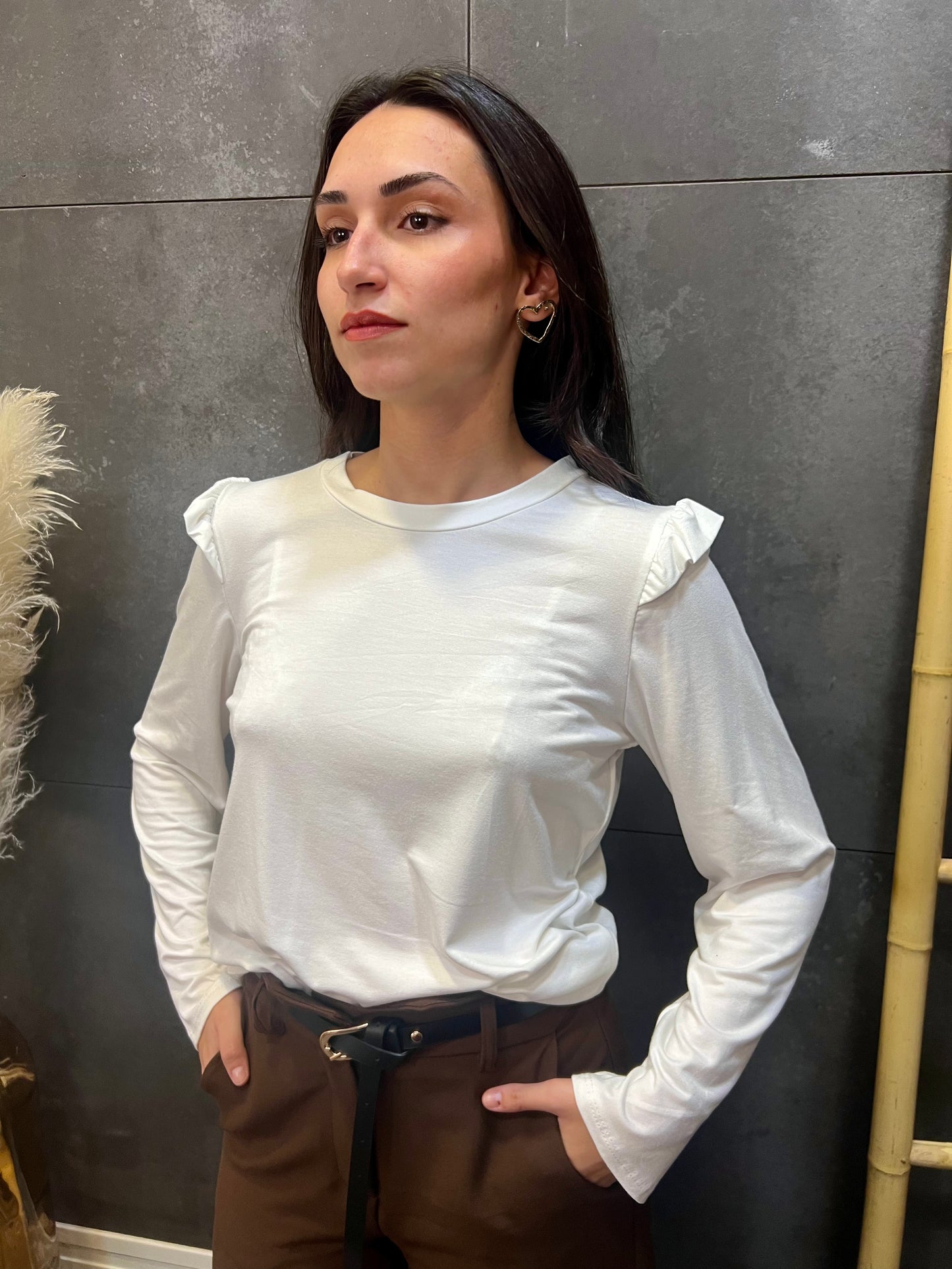 Camiseta Volante Básica