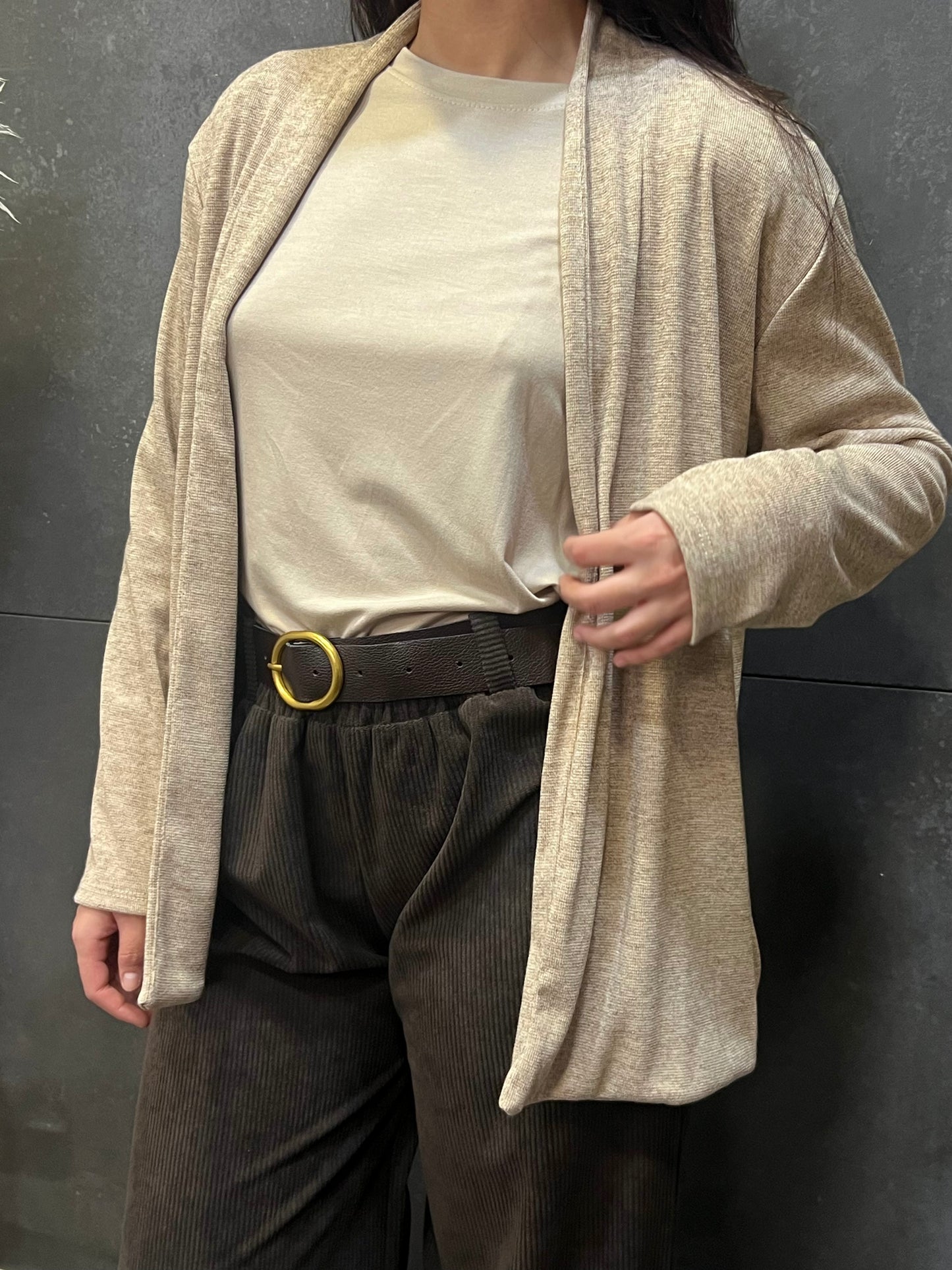 Chaqueta abierta