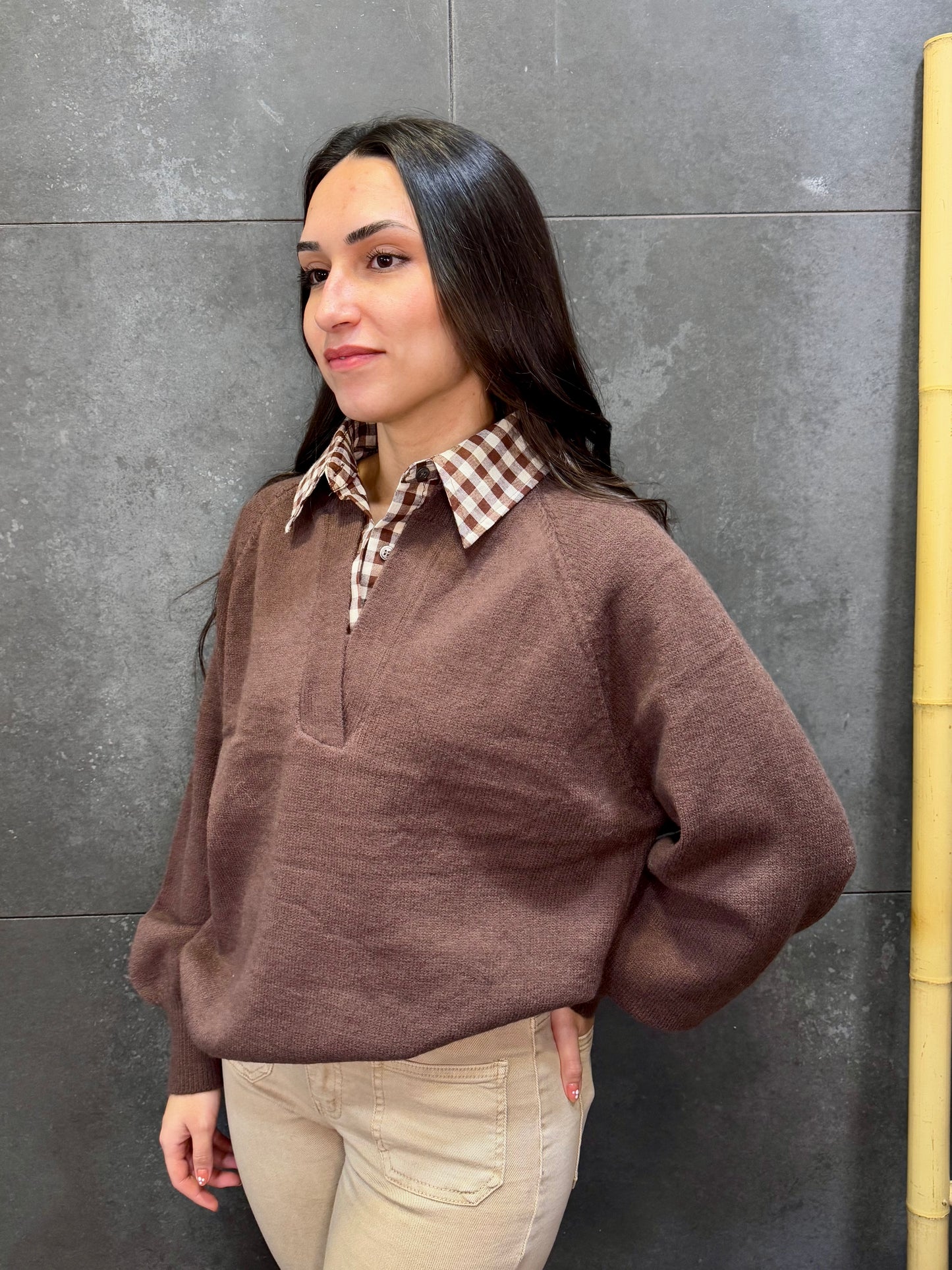 Jersey Combinado Vichy